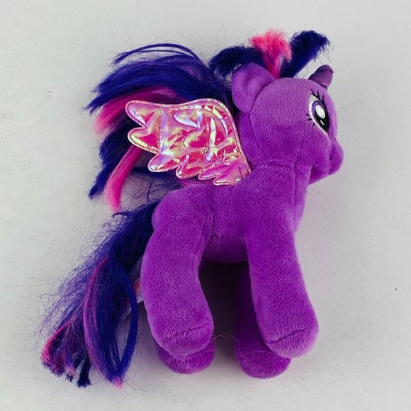 Ty My Little Pony MLP Twilight Sparkle Character Plush Toy Shiny Wings New - Picture 3 of 6